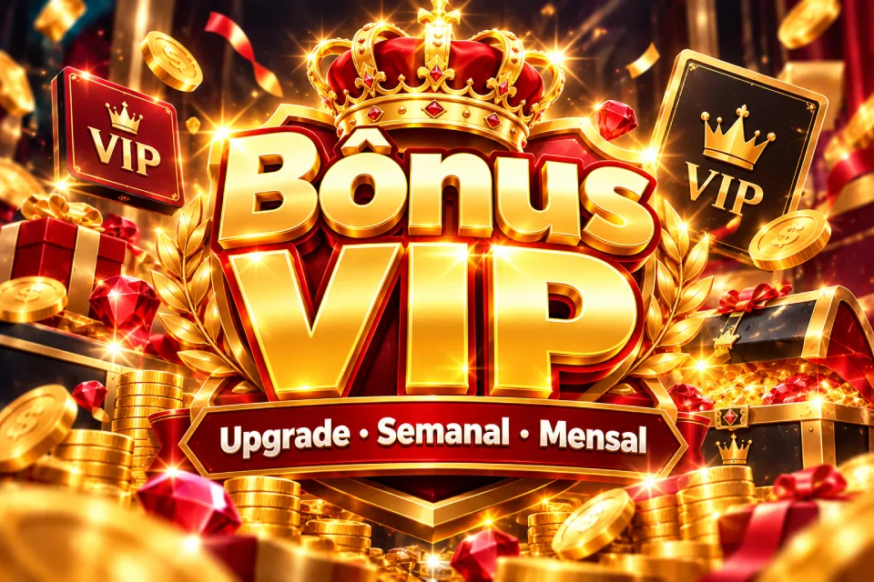 Bônus VIP: Upgrade, Semanal e Mensal no APP poppg